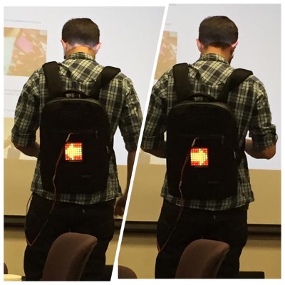 Turn Signal Backpack project